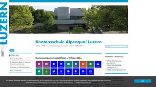 
                            13. Kommunikationsplattform «Office 365» - Kanton Luzern