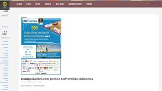 
                            9. Kompaskarier.com goes to Universitas Indonesia | UIupdate