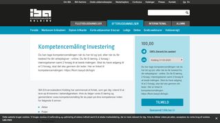 
                            4. Kompetencemåling Investering - IBA Erhvervsakademi Kolding
