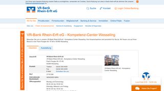 
                            5. Kompetenz-Center Wesseling - VR-Bank Rhein-Erft eG