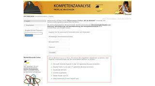 
                            1. Kompetenzanalyse - Internet