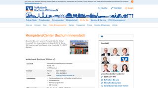 
                            11. KompetenzCenter Huestraße - Volksbank Bochum Witten eG