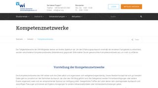 
                            8. Kompetenznetzwerke - VWI Verband Deutscher Wirtschaftsingenieure ...