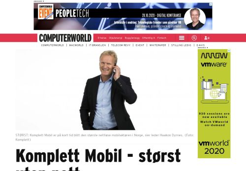 
                            12. Komplett Mobil - størst uten nett | Computerworld