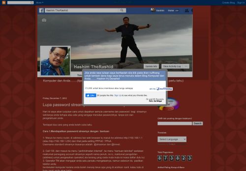 
                            13. Komputer dan Anda: Lupa password streamyx dan cara ...