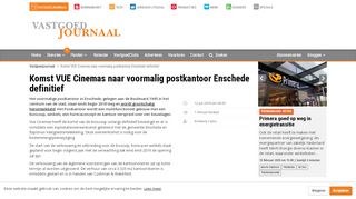 
                            8. Komst VUE Cinemas naar voormalig postkantoor Enschede definitief ...