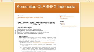 
                            4. Komunitas CLASHFX Indonesia