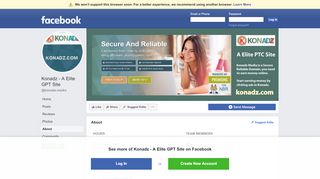 
                            7. Konadz - A Elite GPT Site - About | Facebook