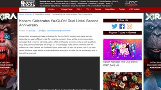 
                            13. Konami Celebrates Yu-Gi-Oh! Duel Links' Second Anniversary