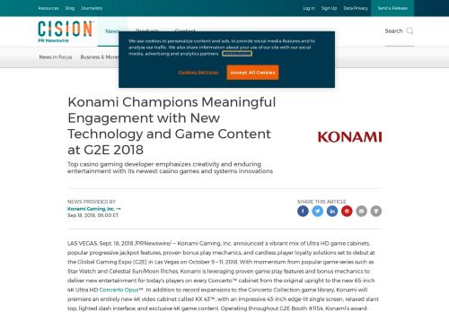 
                            9. Konami Champions Meaningful Engagement with New Technology ...