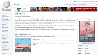 
                            8. Konami GT - Wikipedia