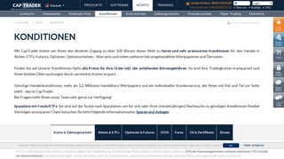 
                            9. Konditionen - captrader.com