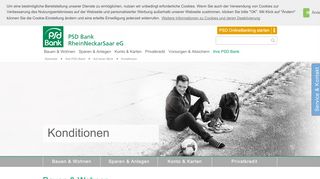 
                            12. Konditionen - PSD Bank RheinNeckarSaar eG