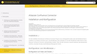 
                            5. Konfiguration - Atlassian Confluence Connector