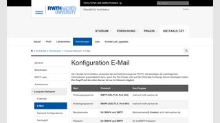 
                            6. Konfiguration E-Mail - RWTH AACHEN UNIVERSITY Fakultät für ...
