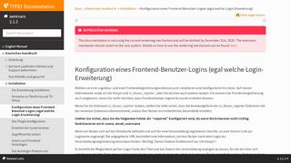 
                            5. Konfiguration eines Frontend-Benutzer-Logins (egal welche Login ...