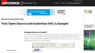 
                            6. Konfiguration von FreeNAC - Network Access Control, Teil 3: Test ...