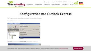 
                            8. Konfiguration von Outlook Express | Timme Hosting