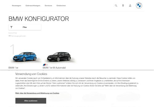 
                            10. Konfigurator - BMW