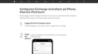 
                            12. Konfigurera Exchange ActiveSync på iPhone, iPad och iPod touch ...