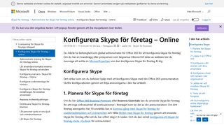
                            6. Konfigurera Skype för företag – Online | Microsoft Docs