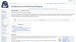 
                            3. Konfigurieren der E-Mail-Benachrichtigung - SEPsesam