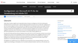 
                            8. Konfigurieren von Microsoft AD FS für die Verwendung mit Adobe SSO