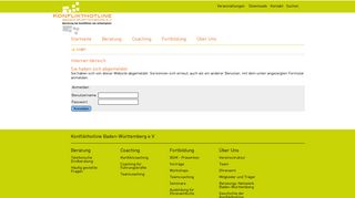 
                            9. Konflikthotline Baden-Württemberg e.V.: Login