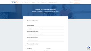 
                            4. KongaPay - Register as a KongaPay Merchant