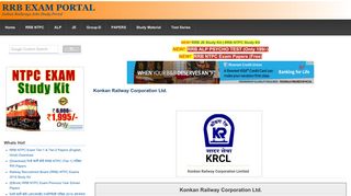 
                            9. Konkan Railway Corporation Ltd. | RRB EXAM PORTAL - Indian ...