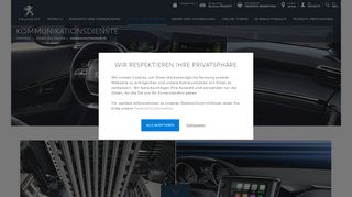 
                            4. Konnektivitätsdienste: Connect App, Mirror Screen - Peugeot