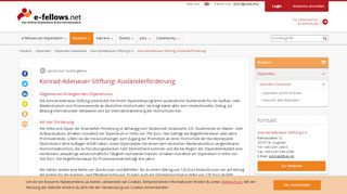 
                            12. Konrad-Adenauer-Stiftung: Ausländerförderung - E-Fellows