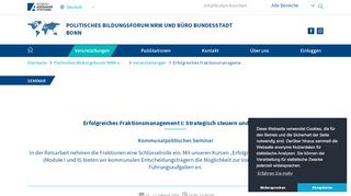 
                            11. Konrad-Adenauer-Stiftung - Politisches Bildungsforum NRW und Büro ...
