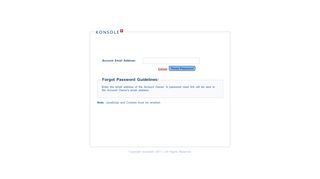 
                            8. konsoleH::Forgot Password