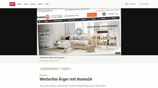 
                            5. Konsum - Weiterhin Ärger mit Home24 - Kassensturz Espresso - SRF