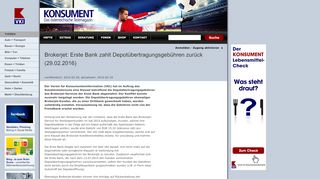 
                            10. KONSUMENT.AT - Brokerjet: Erste Bank zahlt ...