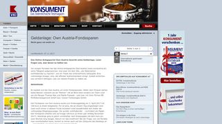 
                            4. KONSUMENT.AT - Geldanlage: Own Austria-Fondssparen ...