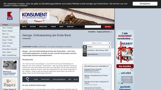 
                            12. KONSUMENT.AT - George: Onlinebanking der Erste Bank ...