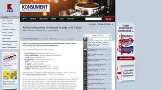 
                            12. KONSUMENT.AT - Sicherheitspakete (Android): Handy und Tablet ...