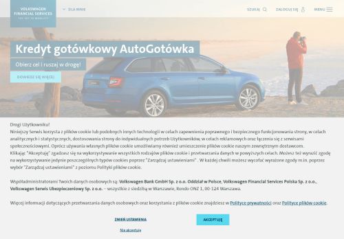 
                            2. Konta, leasing, kredyty dla firm - Volkswagen Bank GmbH Sp. z o.o. ...