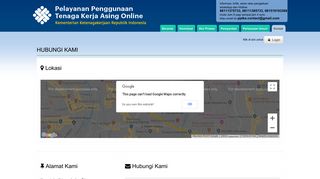 
                            3. Kontak - TKA-Online : Sistem Informasi Pelayanan Penggunaan ...