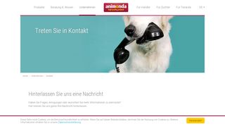 
                            8. Kontakt | animonda petcare gmbh