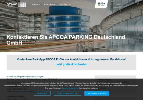
                            3. Kontakt - APCOA Parking