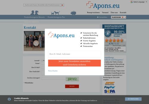 
                            3. Kontakt - Apons.eu