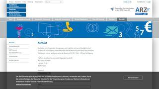 
                            9. Kontakt | ARZ Service GmbH