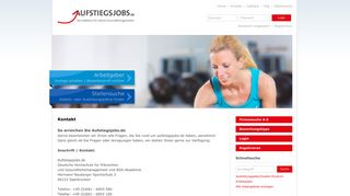 
                            7. Kontakt | Aufstiegsjobs