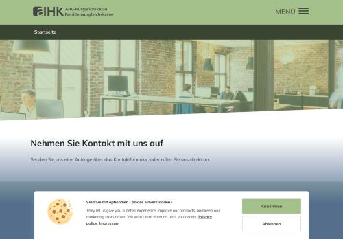 
                            7. Kontakt | Ausgleichskasse der Aarg. Industrie- und Handelskammer