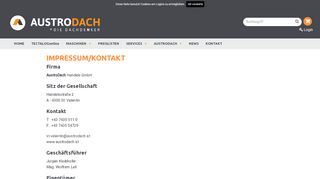 
                            10. Kontakt - AustroDach - Die Dachdenker