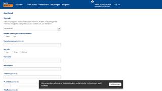 
                            6. Kontakt - AutoScout24