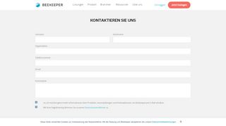 
                            7. Kontakt | Beekeeper